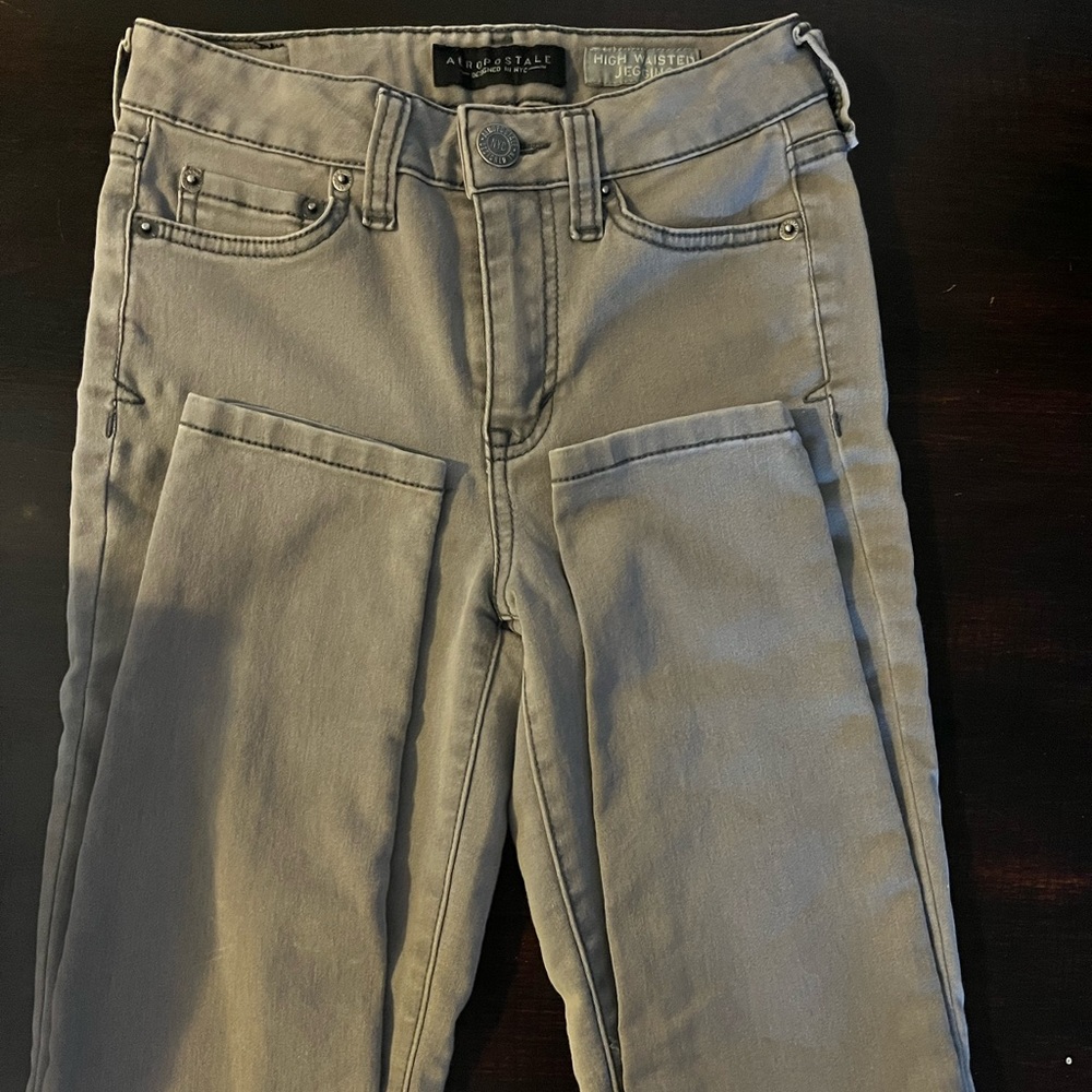 Aeropostal high waisted jeggins size 00 Regular